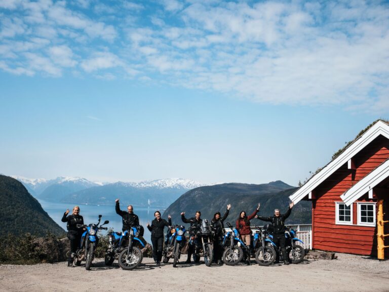 Map Norway 8 days adventure